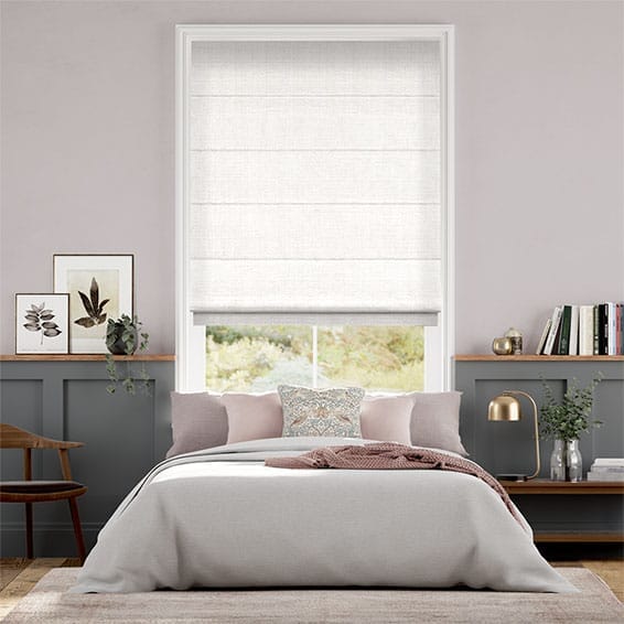 Spring Chantilly Lace Roman Blind