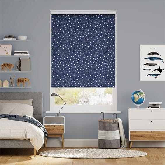 Starry Skies Blue Roller Blind