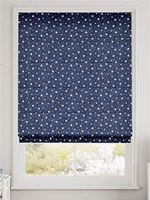 Starry Skies Blue Roman Blind thumbnail image