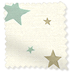 Starry Skies Duck Egg Roman Blind swatch image