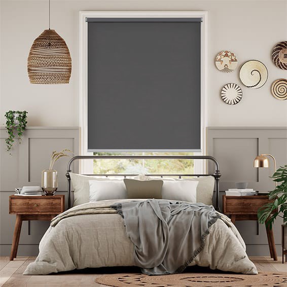 Galaxy Blockout Steel Wool Roller Blind