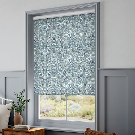 William Morris Strawberry Thief Sky Roller Blind | Blinds Online™