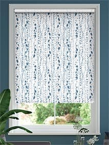 String of Hearts Blue Roller Blind thumbnail image