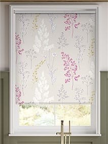 Summer Meadow Magenta Roller Blind thumbnail image