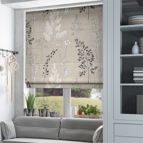 Summer Meadow Stone Roman Blind | Blinds Online™