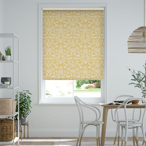 William Morris Sunflower Honey Roller Blind