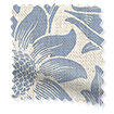 William Morris Sunflower Vintage Blue Roller Blind swatch image