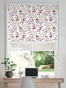 Double Roller Sweet Pea Pink Double Roller Blind thumbnail image