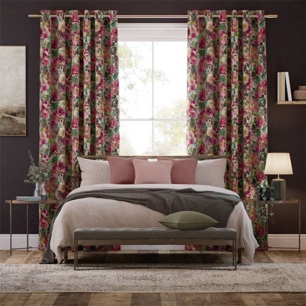Tahiti Cerise Curtains thumbnail image