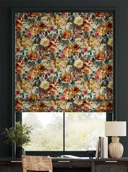 Tahiti Duckegg Sunflower Roman Blind thumbnail image