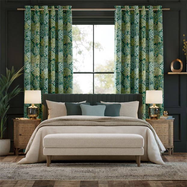 Tatton Green Olive Curtains thumbnail image
