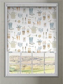 The Gardener Powder Blue Roller Blind thumbnail image