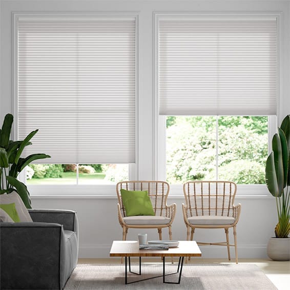ThermalLight Cordless Misty Grey Pleated Blind