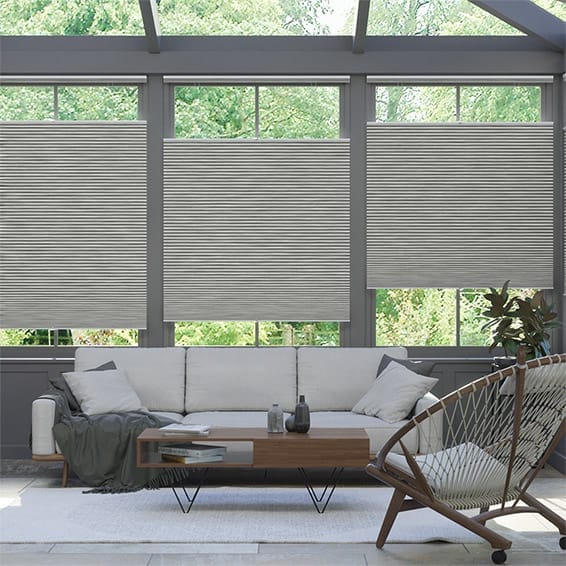 ThermalShade Granule Shadow Grey Top Down/Bottom Up Pleated Blind