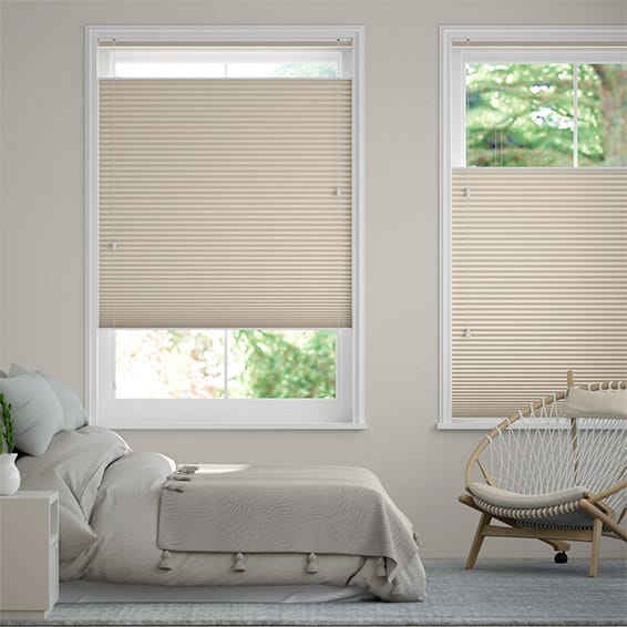 ThermalShade Khaki Top Down/Bottom Up Pleated Blind