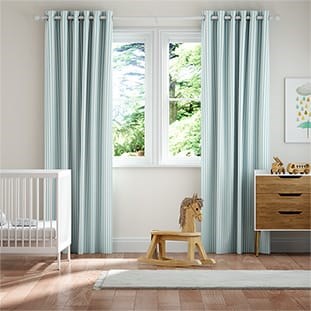 Tiger Stripe Aqua Curtains thumbnail image