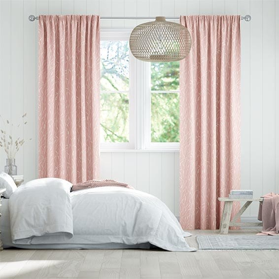 Timothy Grass Blush Curtains