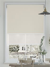 Double Roller Titan Bone White Double Roller Blind thumbnail image