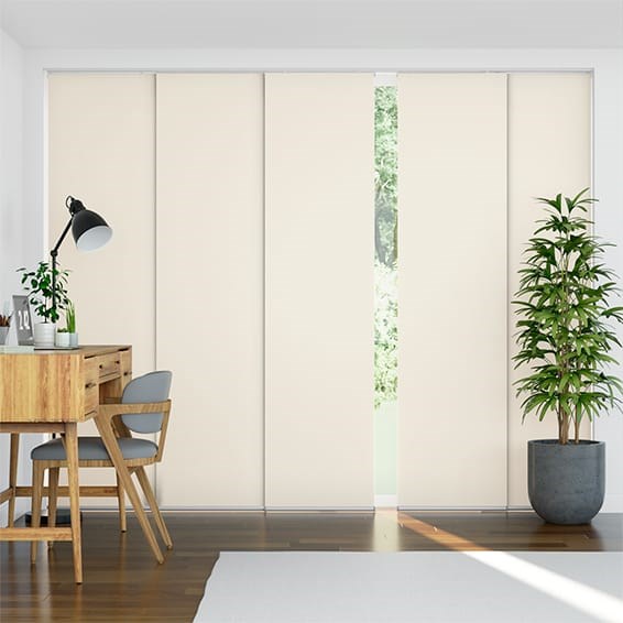 Titan Blockout Cream Panel Blind