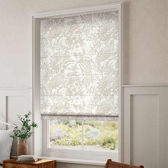 Toco Neutral Roman Blind | Blinds Online™