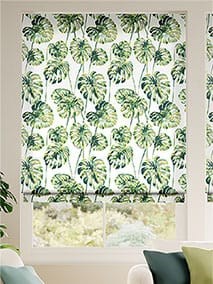 Tropical Leaves Palm Roman Blind thumbnail image