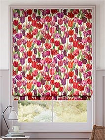 Tulips Pink Roman Blind thumbnail image