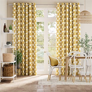 Tweet Tweet Mustard Curtains thumbnail image