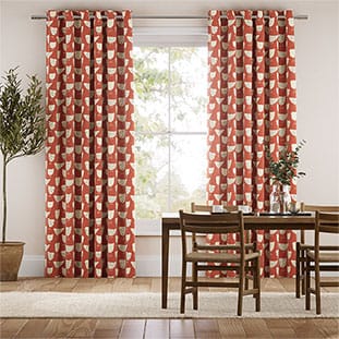 Tweet Tweet Papaya Curtains thumbnail image