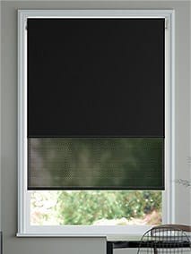 Twist2Fit Double Roller Eclipse Black Double Roller Blind thumbnail image