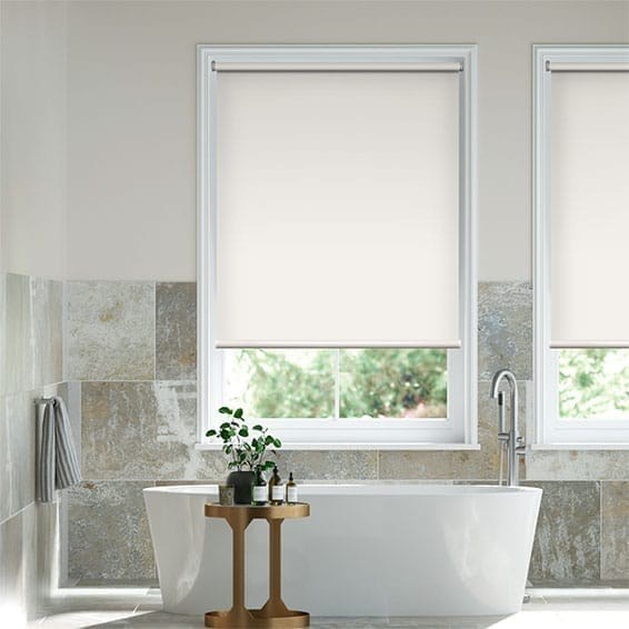 Twist2Fit Titan Blockout Alabaster Roller Blind