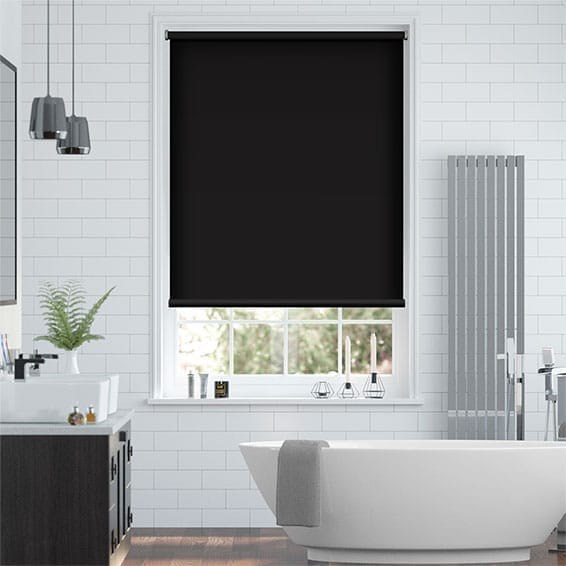 Twist2Fit Titan Blockout Atomic Black Roller Blind