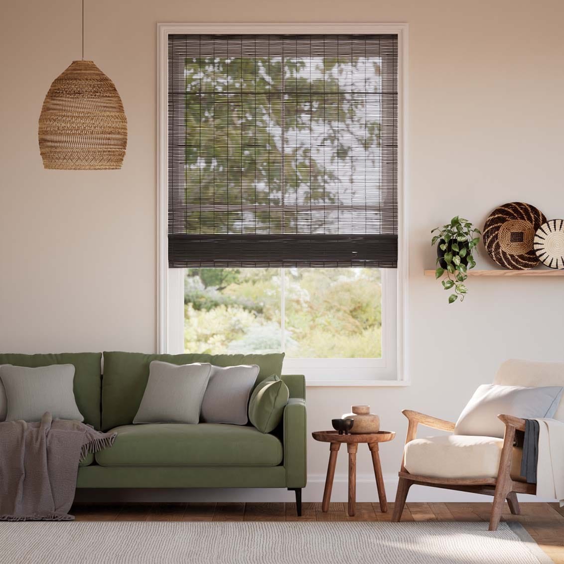 Vanua Umber Roman Blind