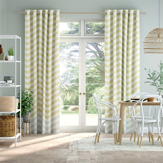 Vector Border Honey Dew Curtains