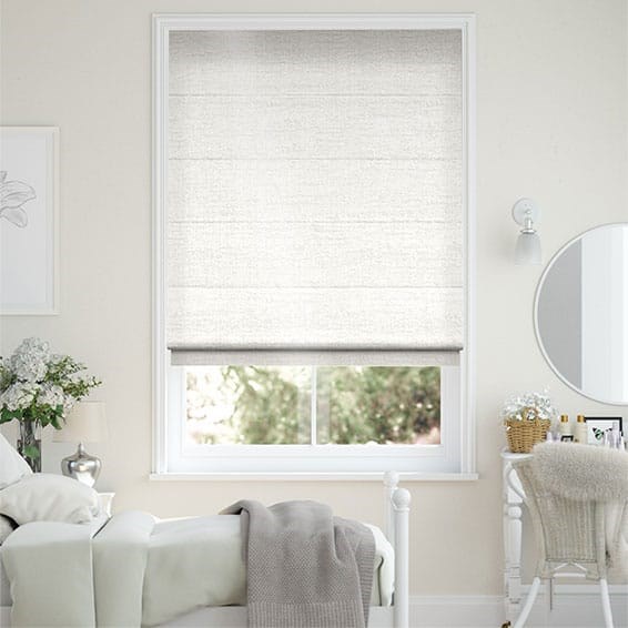 Click2Fit Versailles Snowdrop Roman Blind