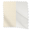 Double S-Fold Villa Ivory & Snow S-Fold swatch image