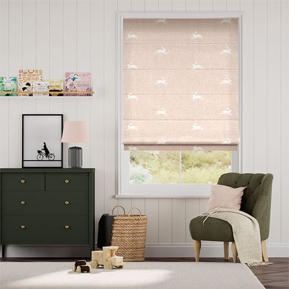 Warren Blush Roman Blind