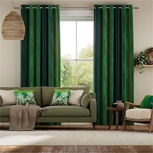 Watercolour Emerald Curtains thumbnail image