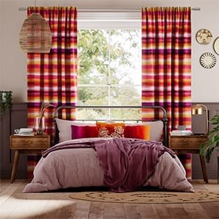 Watercolour Stripe Sunset Curtains thumbnail image