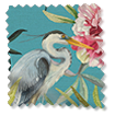 S-Fold Bella Heron Turquoise Curtains sample image