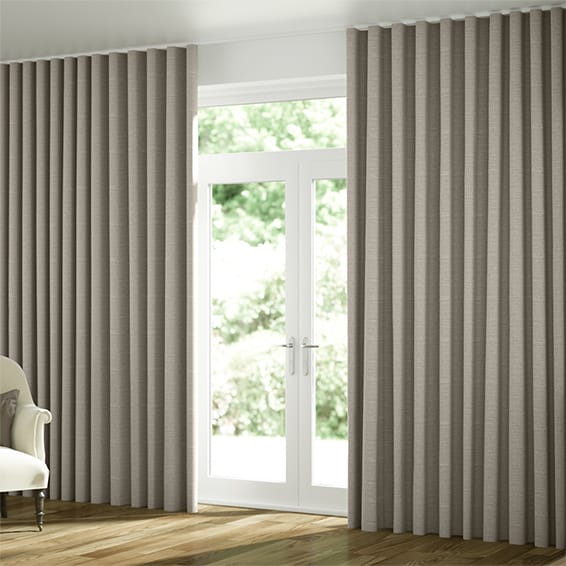 S-Fold Lanura City Grey Curtains | Blinds Online™