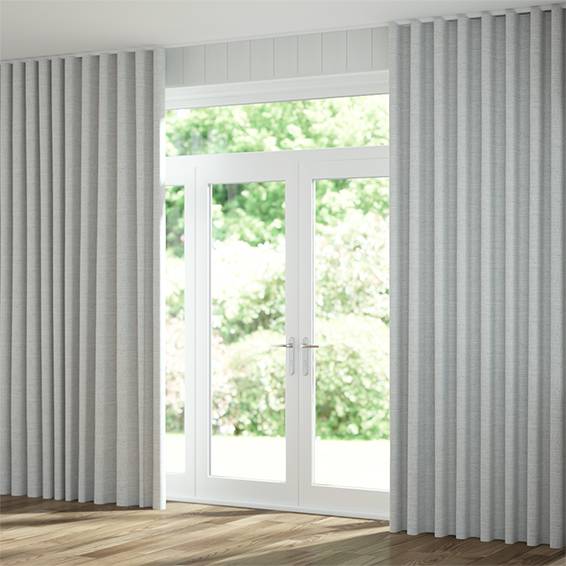 S-Fold Lanura Misty Blue Curtains | Blinds Online™