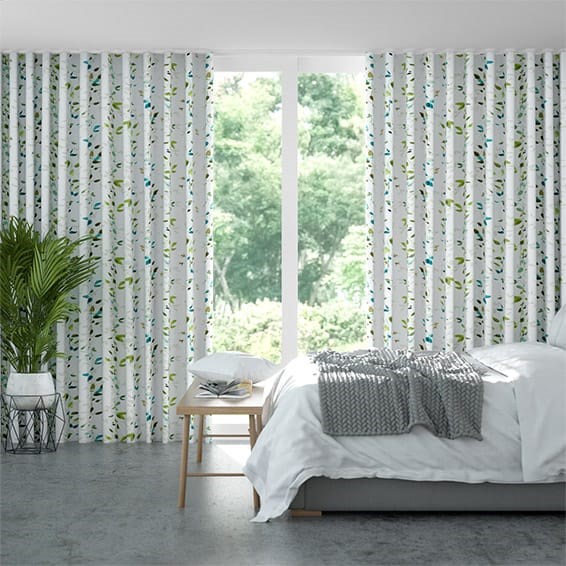 S-Fold Secret Garden Bluegrass Curtains