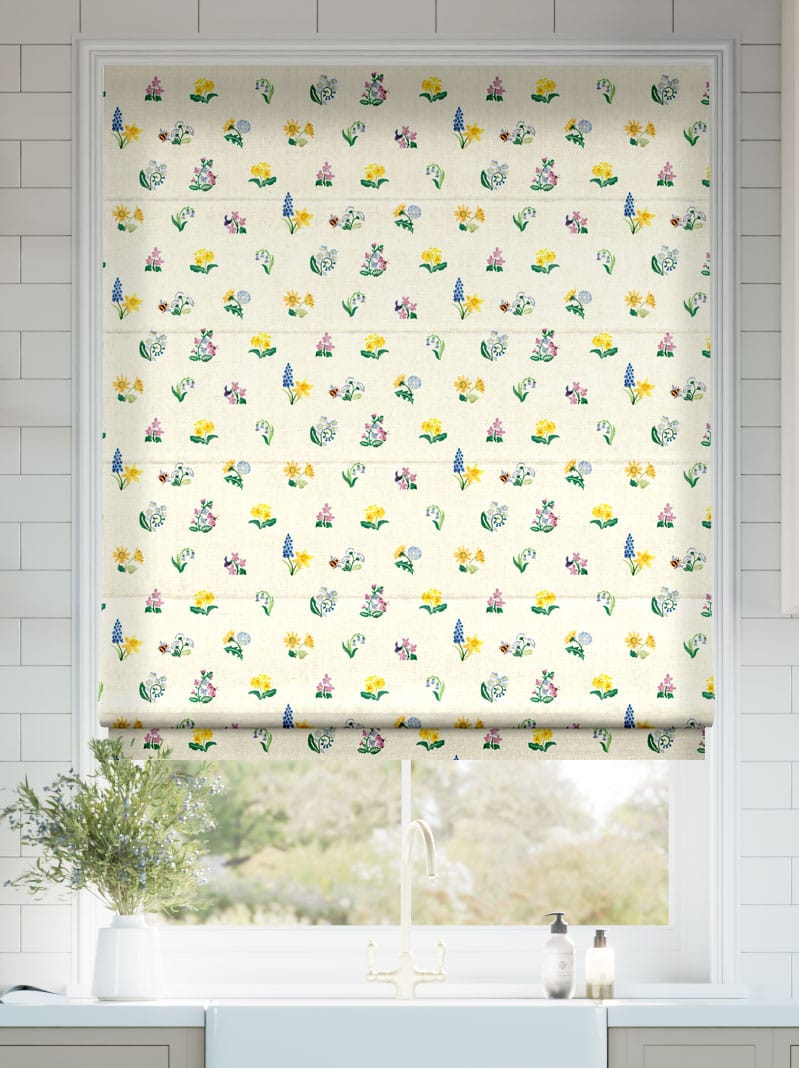 Wildflowers Multi Roman Blind thumbnail image