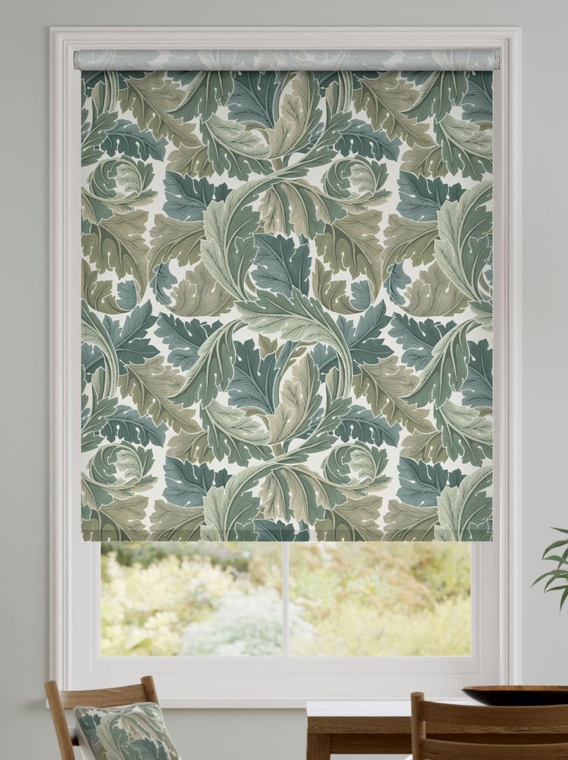 William Morris Acanthus Celadon Roller Blind thumbnail image