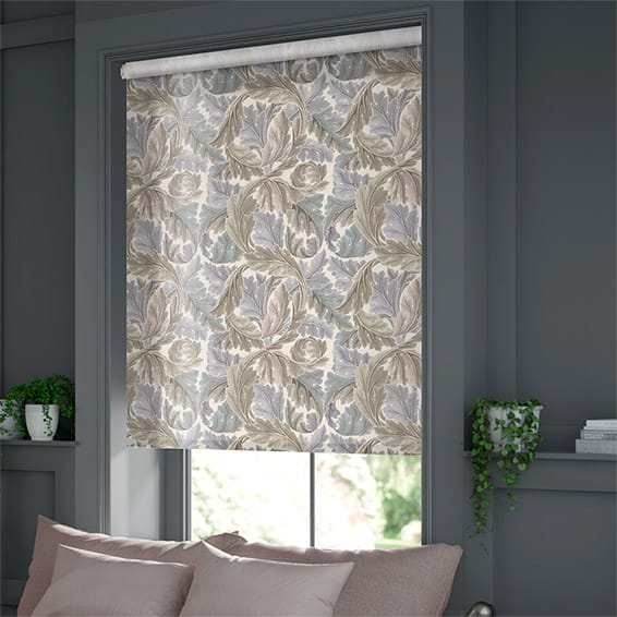 William Morris Acanthus Velvet Travertine Roller Blind | Blinds Online™