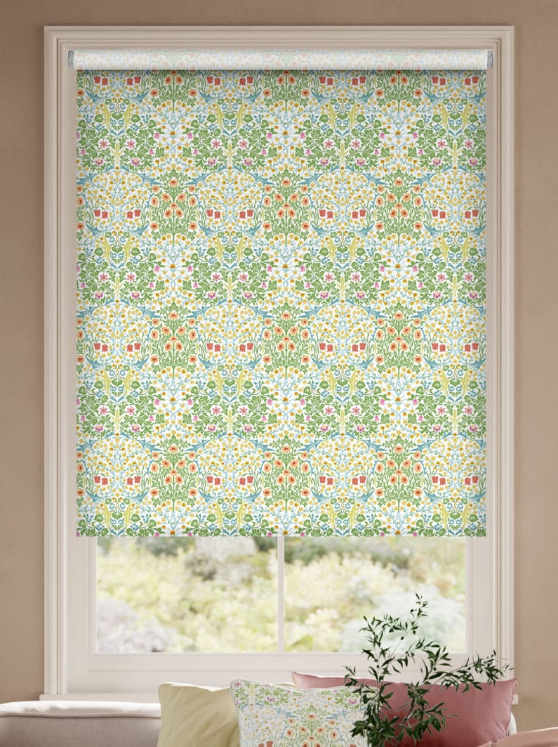 William Morris Blackthorn Summer Garden Roller Blind thumbnail image