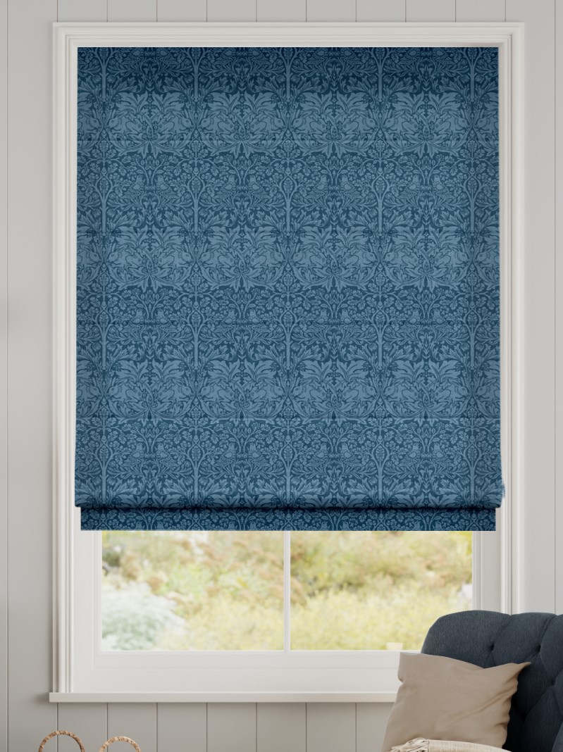 William Morris Brother Rabbit Aegean Roman Blind thumbnail image