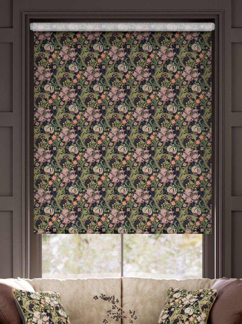 William Morris Golden Lily Dusk Roller Blind thumbnail image