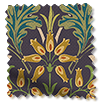 William Morris Hyacinth Plum Curtains swatch image