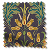 William Morris Hyacinth Plum Curtains swatch image